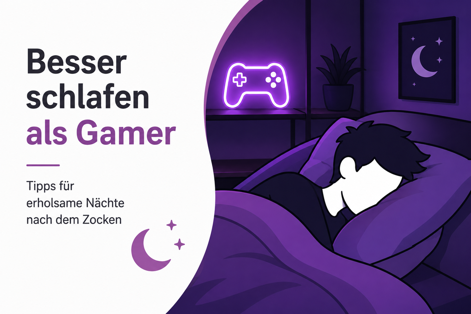 Besser schlafen als Gamer — 5 Tipps für erholsame Nächte nach dem Zocken