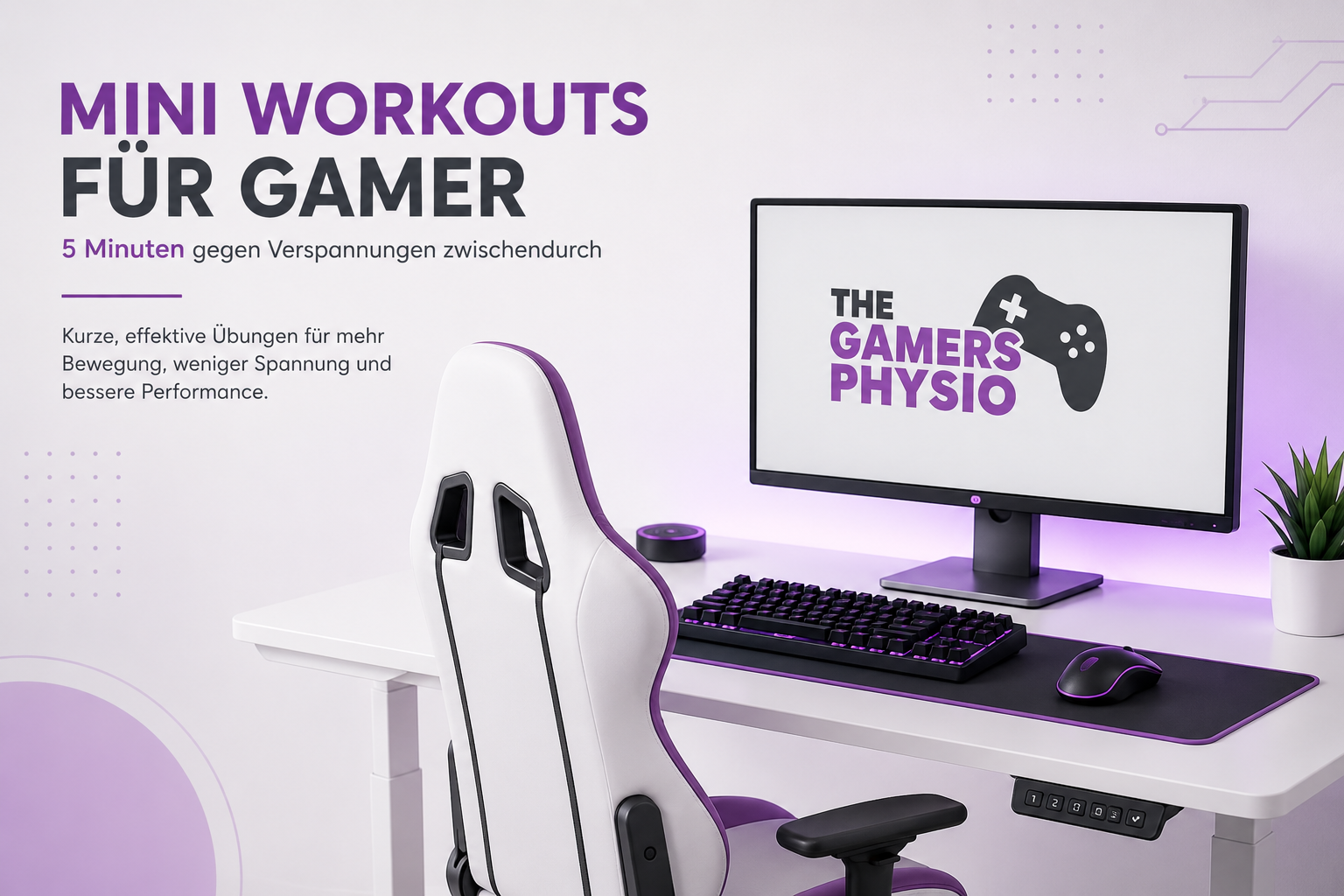 Mini Workouts für Gamer: 5 Minuten gegen Verspannungen zwischendurch