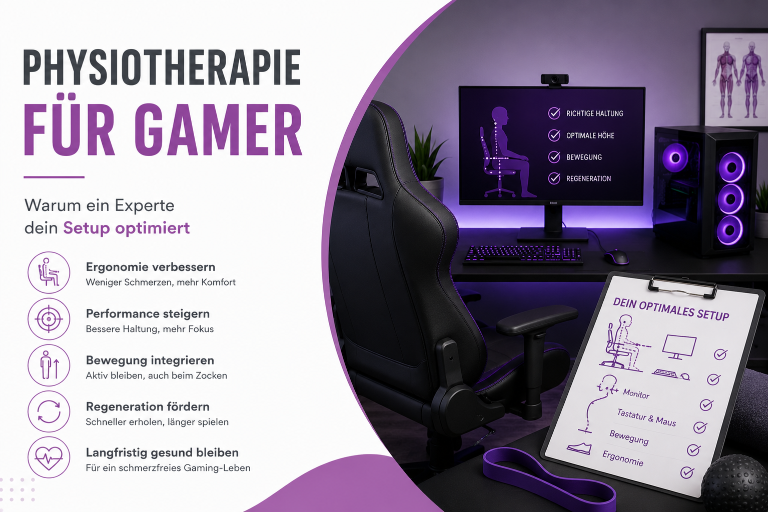 Physiotherapie für Gamer: Warum ein Experte dein Setup optimiert