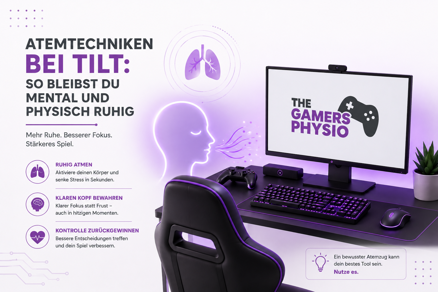 Atemtechniken bei Tilt: So bleibst du mental und physisch ruhig