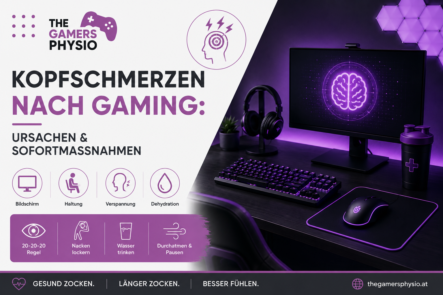Kopfschmerzen nach Gaming: Ursachen & Sofortmaßnahmen